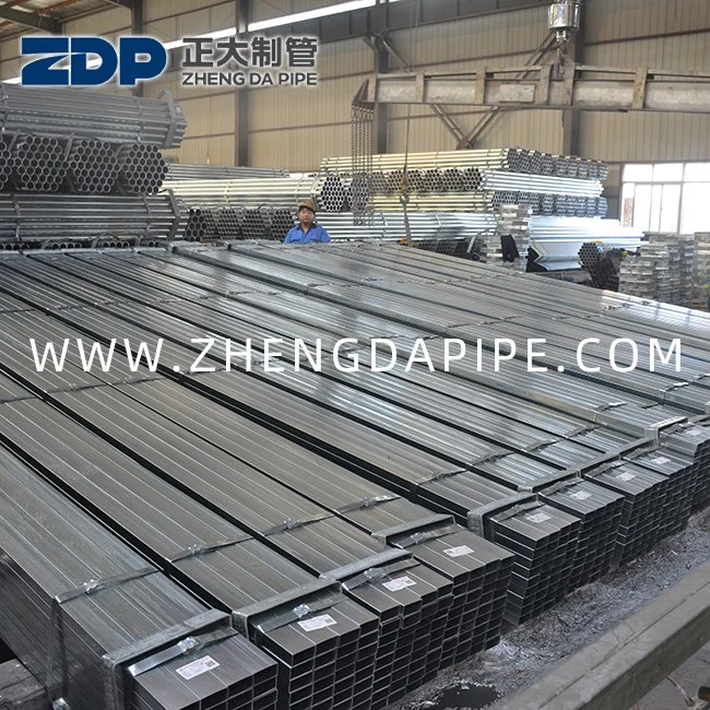 20X20 200X200 Pre Galvanzied stačiakampis vamzdis