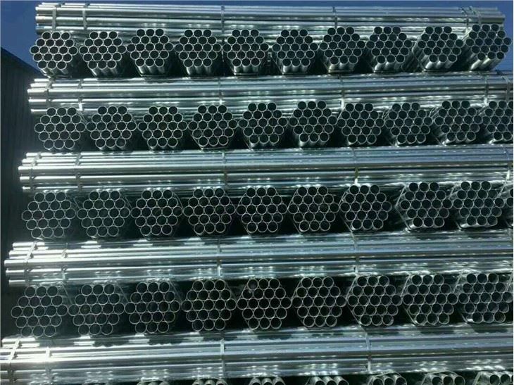 ERW Steel Pipes With ASTM A53 API 5L Gr B Material