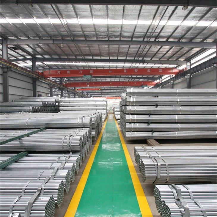 JIS G3444 cinkuoto GI pastolių vamzdžio vamzdis 48,3 * 2,4 * 6000 mm
